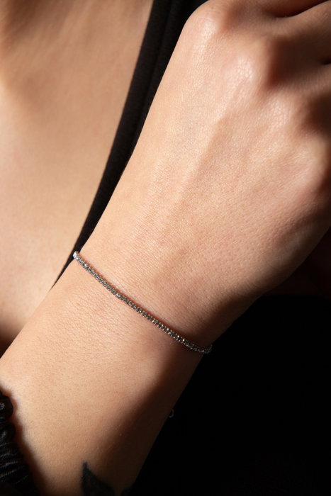 Heliophilia Silver Pulsera de Metal Plateada CBL9576
